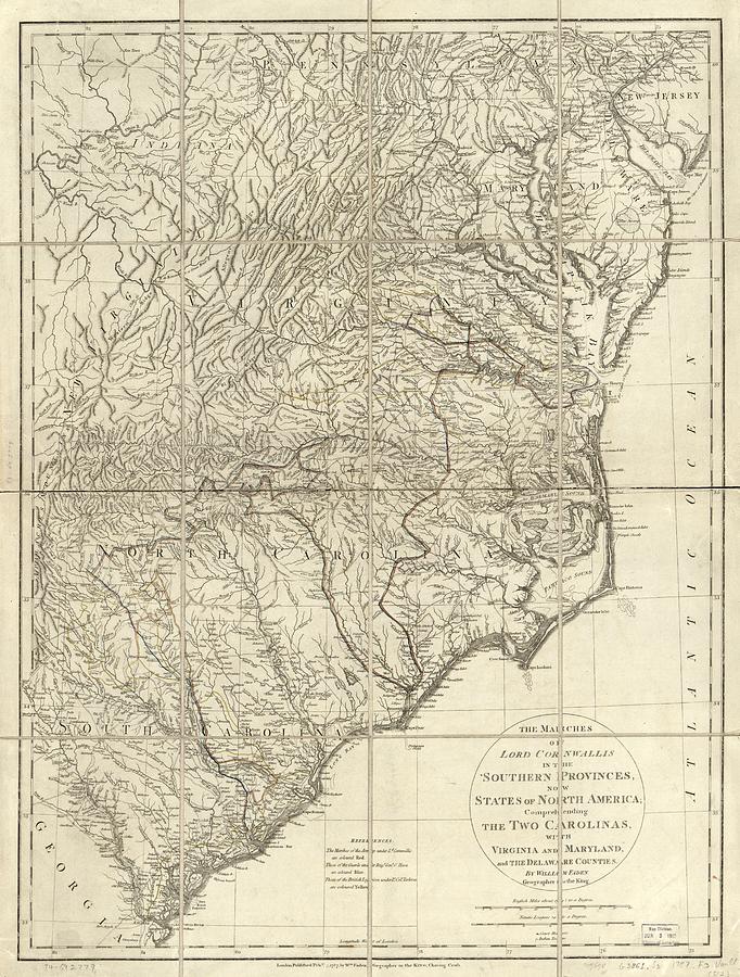 The marches of Lord Cornwallis in the Southern Provinces, now States of ...