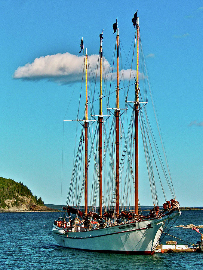 The Margaret Todd in Bar Harbor, Maine Photograph by Ruth Hager | Fine ...