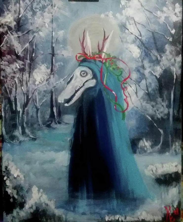 The Mari Lwyd Painting by Kristof Corvinus - Fine Art America