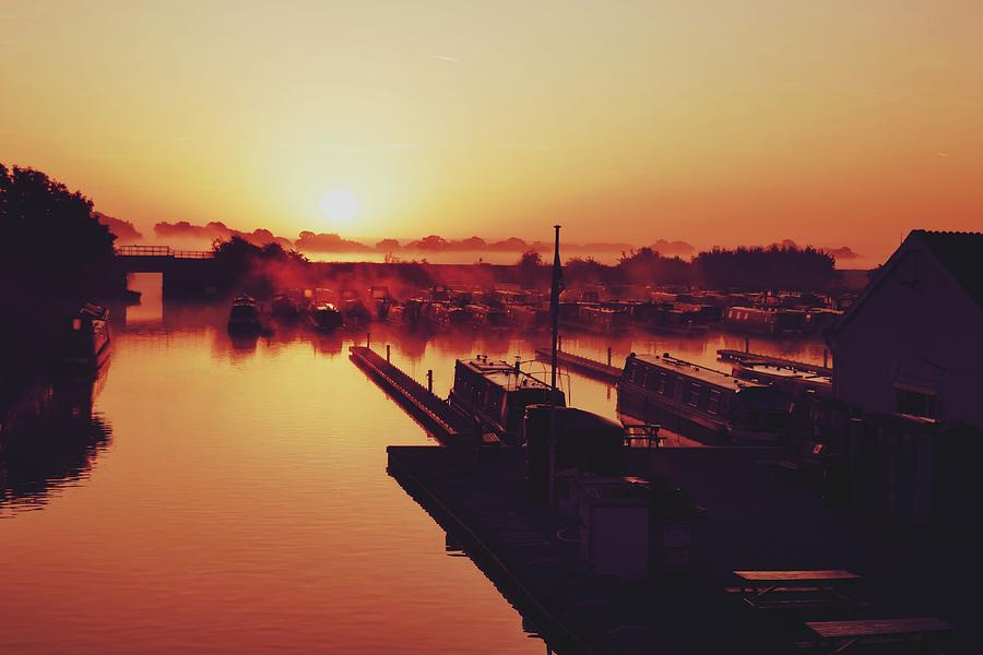 The Marina at Dawn Photograph by Ian Hutson