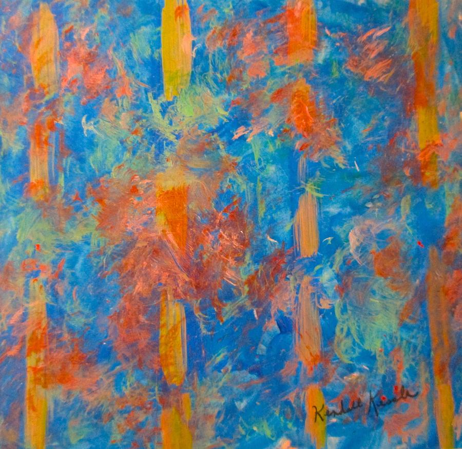 Abstract Painting - The Mark of the Brush by Kendall Kessler