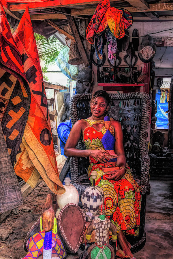 The Market in Africa Photograph by Debra and Dave Vanderlaan