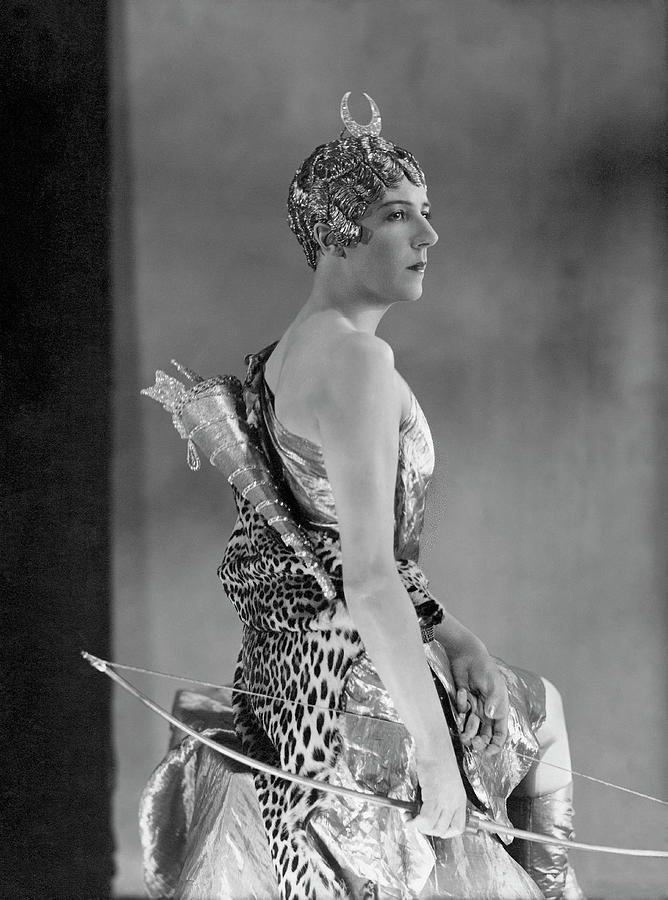 The Marquise de Saint-Sauveur as Diana the Huntress Photograph by George Hoyningen-Huene