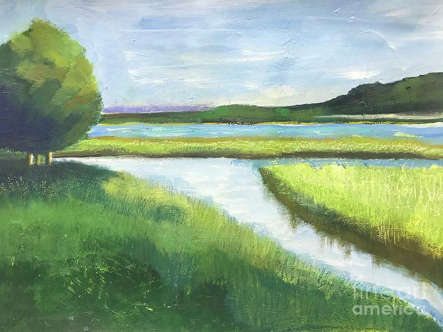 The marshes Painting by Deborah Miller - Fine Art America