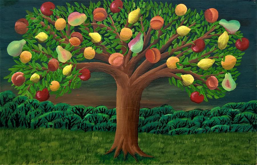 Tree Of Life Painting - The Marzipan Tree by Philipp Merillat