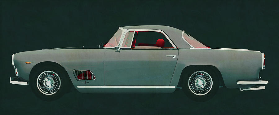 The Maserati 3500 GT from 1960 all Italian class put in a sports Painting by Jan Keteleer