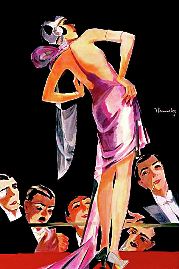 The Masked Mannequin, 1927, movie poster painting by Josef Fenneker Painting by Stars on Art