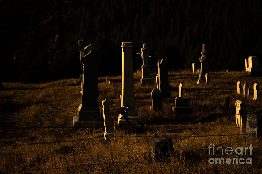 The Masonic Cemetery in Central City, Colorado Photograph by JD Smith