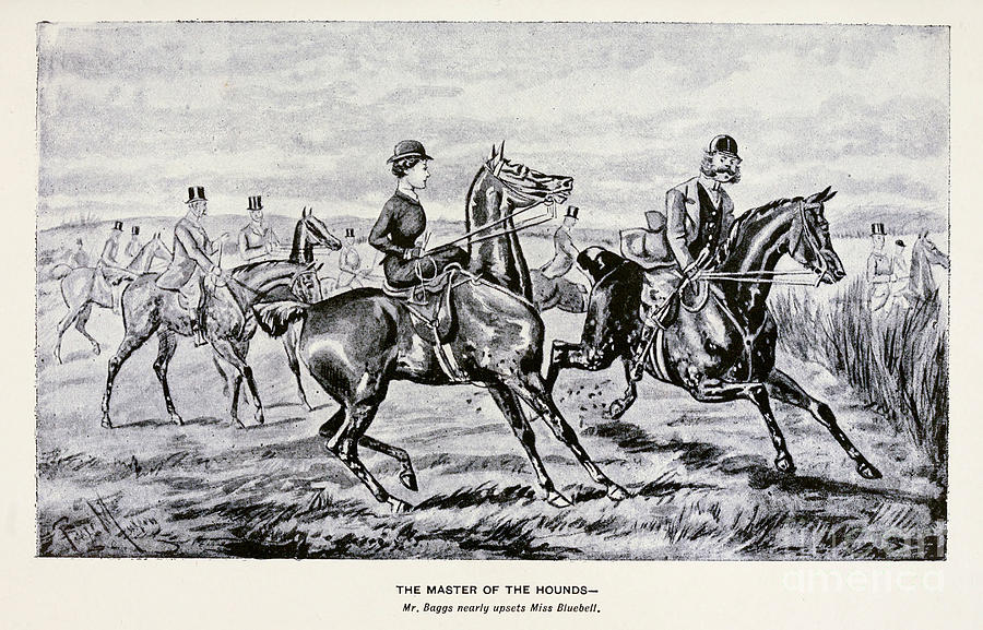 The Master OF THE Hounds c4 Drawing by Historic Illustrations
