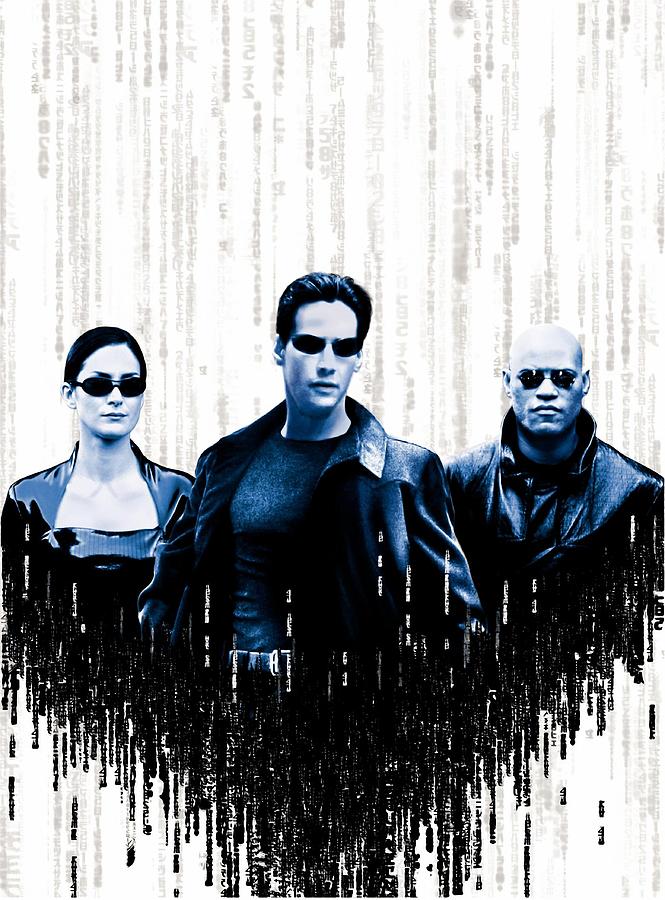 The Matrix movie poster Digital Art by Albino Edgin