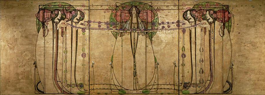 The May Queen Painting by Charles Rennie Mackintosh