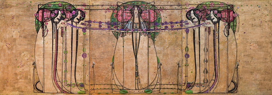 The May Queen, date 1900 Painting by Margaret Macdonald Mackintosh ...