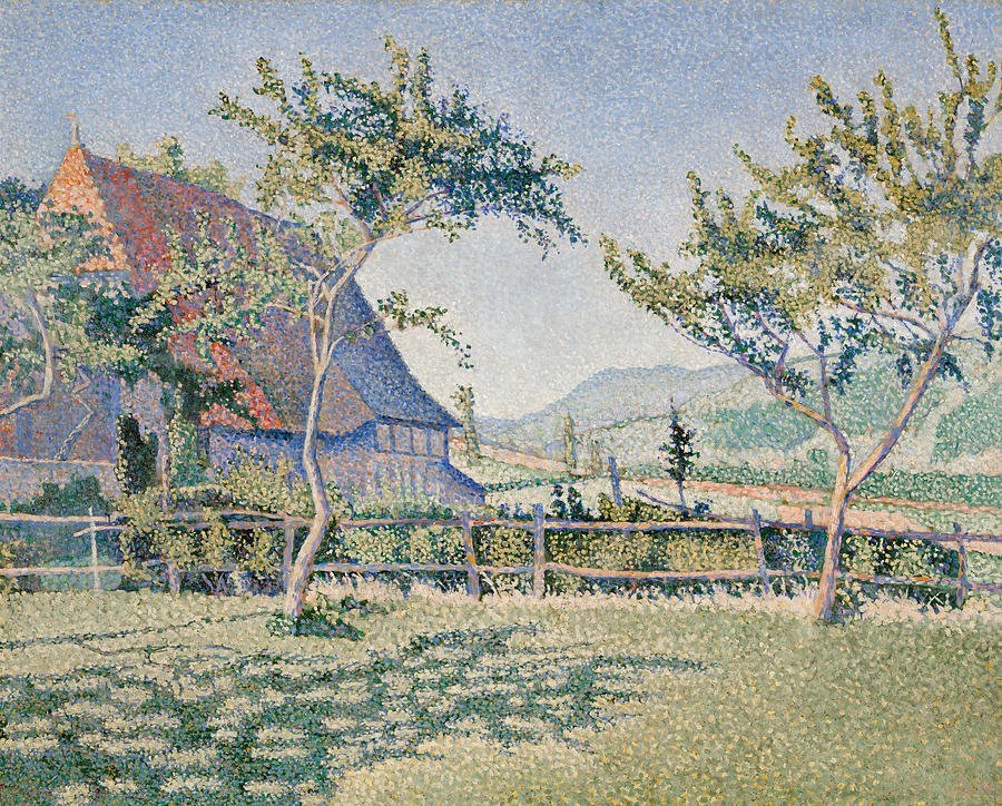 Paul Signac Painting - The Meadow by Paul Signac by Mango Art