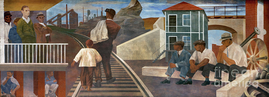 The Meaning of Social Security Mural Painting by Ben Shahn
