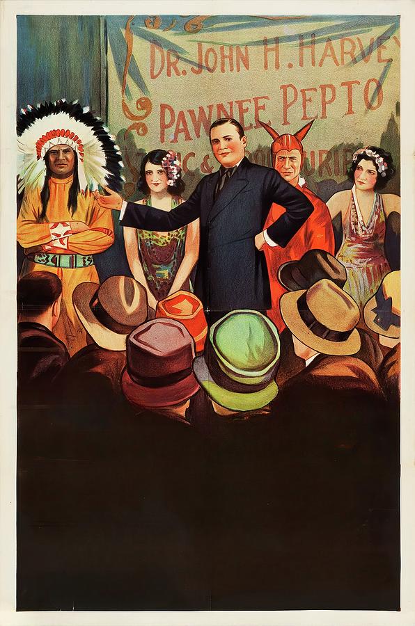 Vintage Painting - The Medicin Man, 1930, movie poster painting by Movie World Posters