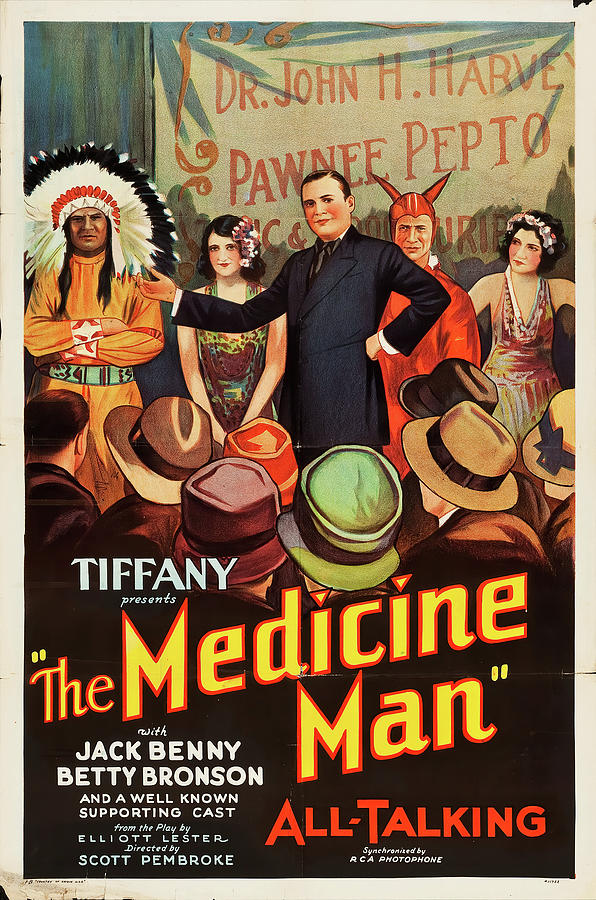Vintage Mixed Media - The Medicine Man, 1930 by Movie World Posters