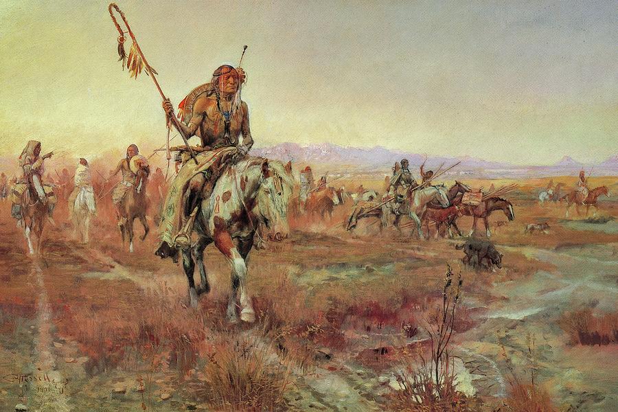 The Medicine Man Painting by Charles Russell - Fine Art America