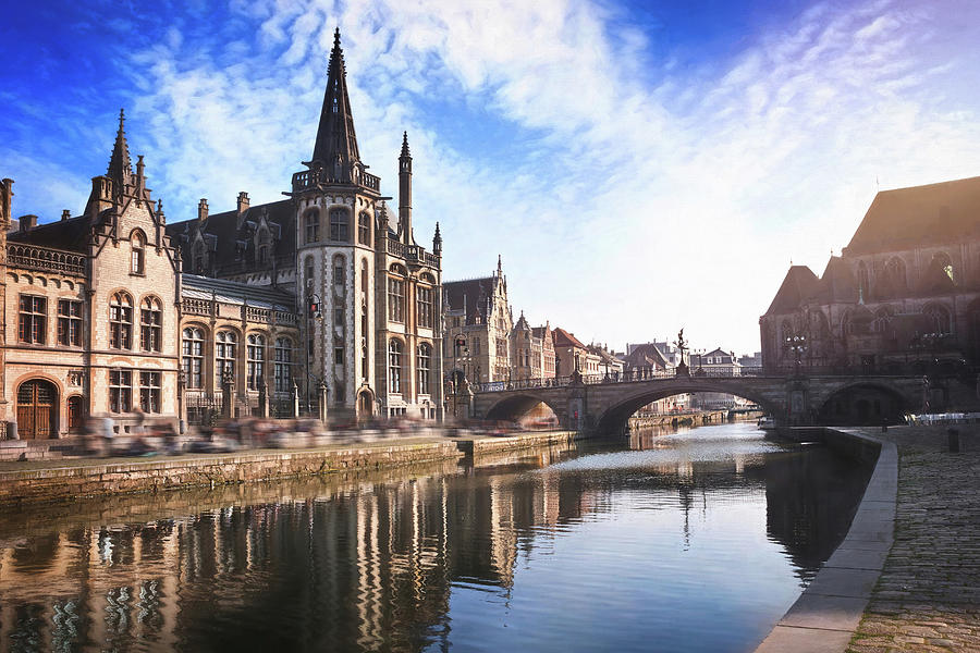 The Medieval Old Town of Ghent  Photograph by Carol Japp