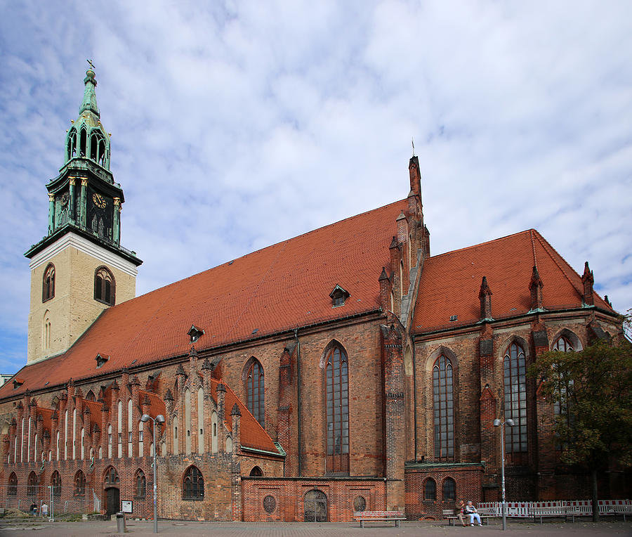 The medieval St. Marys Church in Berlin Photograph by Busà Photography
