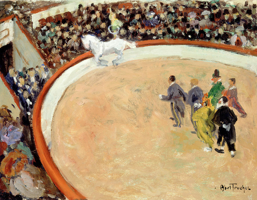 Paris Painting - The Medrano circus, boulevard Rochechouard by Louis Abel Truchet