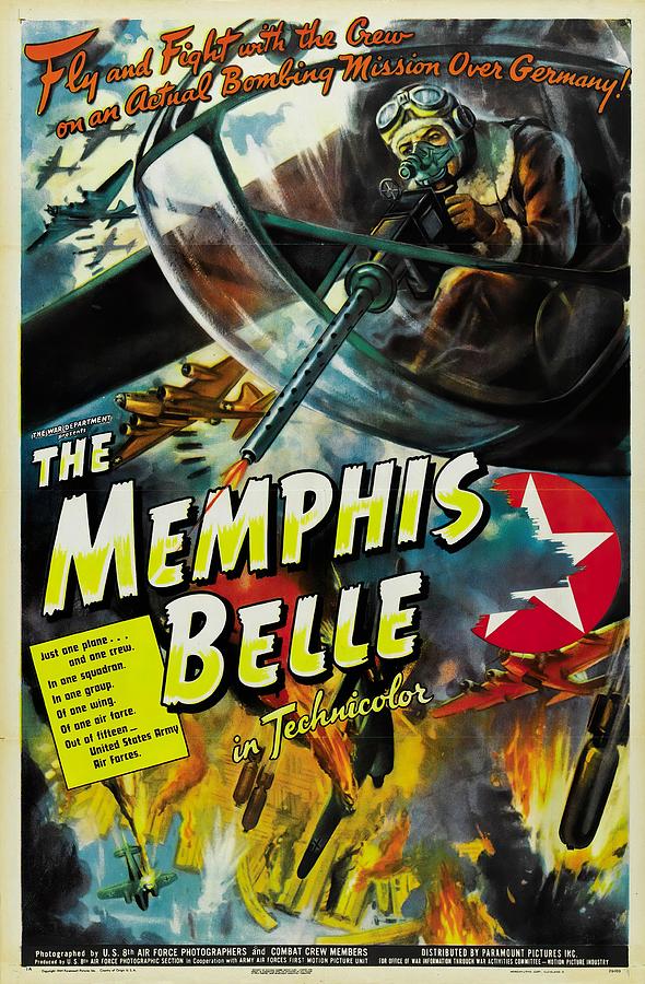 Memphis Mixed Media - The Memphis Belle, 1944 by Movie World Posters
