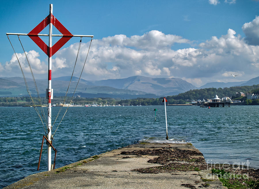 The Menai Strait. Photograph by Joe Mourino Fine Art America