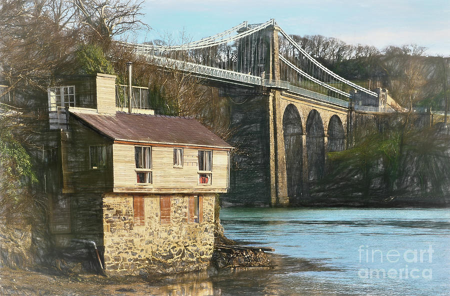 The Menai Suspension Bridge Photograph By Ian Lewis Fine Art America   The Menai Suspension Bridge Ian Lewis 