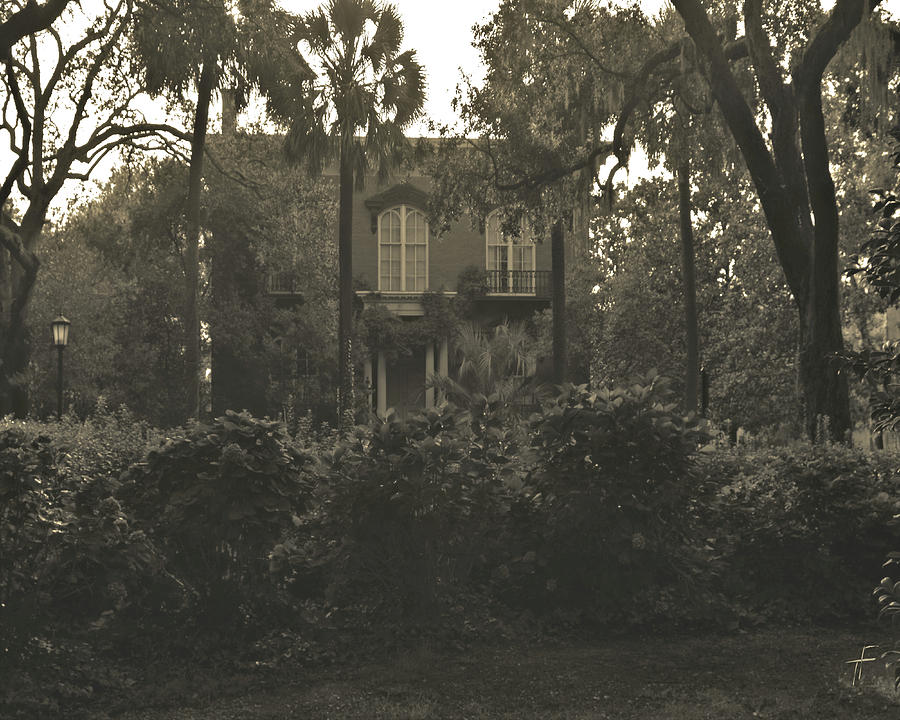 The Mercer House Photograph by Theresa Fairchild