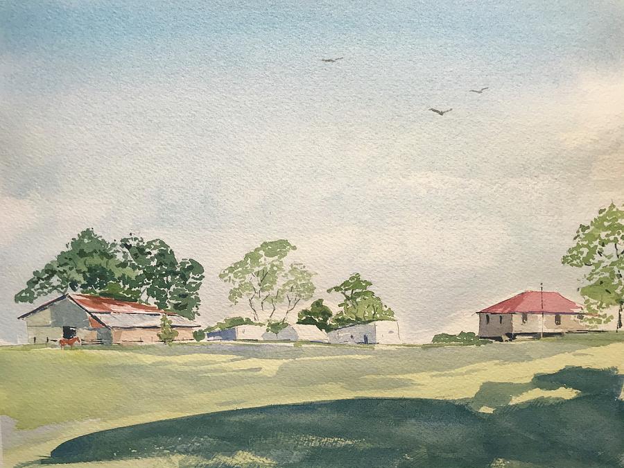 The Meriwether Farm Painting by Robert Fugate