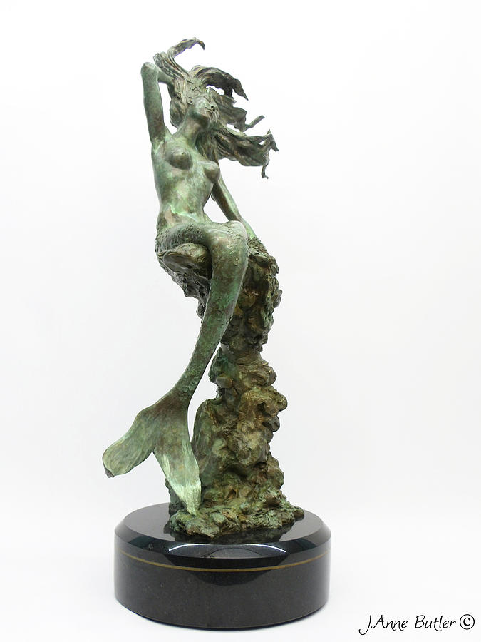The Mermaid Sculpture by J Anne Butler
