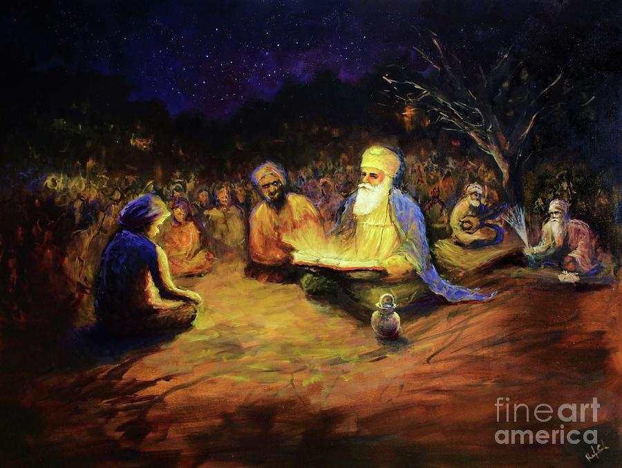 The Messenger Painting by Art of Raman