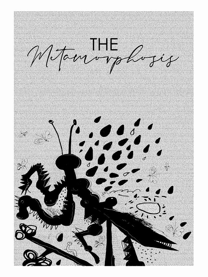 Book Digital Art - The Metamorphosis Lit Print by Ink Well