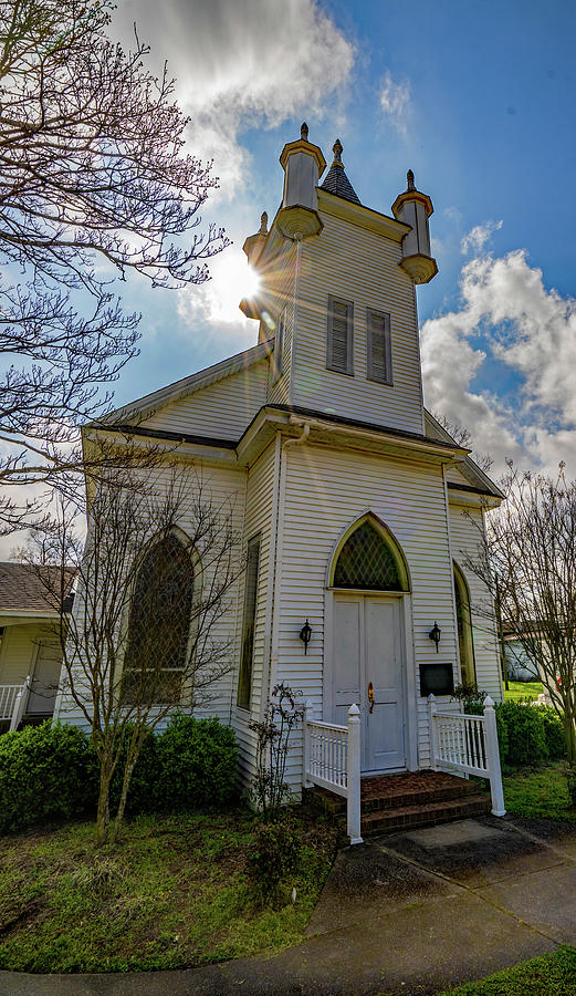 The Methodist Church Tower Photograph by John Harding Photography