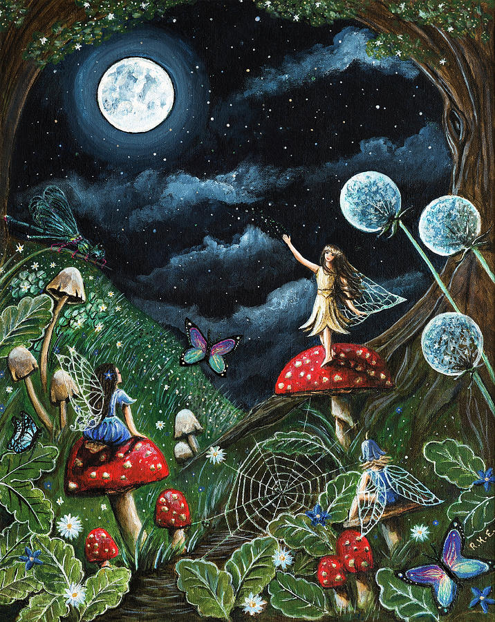 The Midnight Meeting Painting by Rachel Emmett