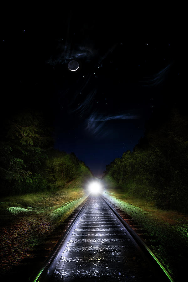 The Midnight Train Photograph by Mark Andrew Thomas