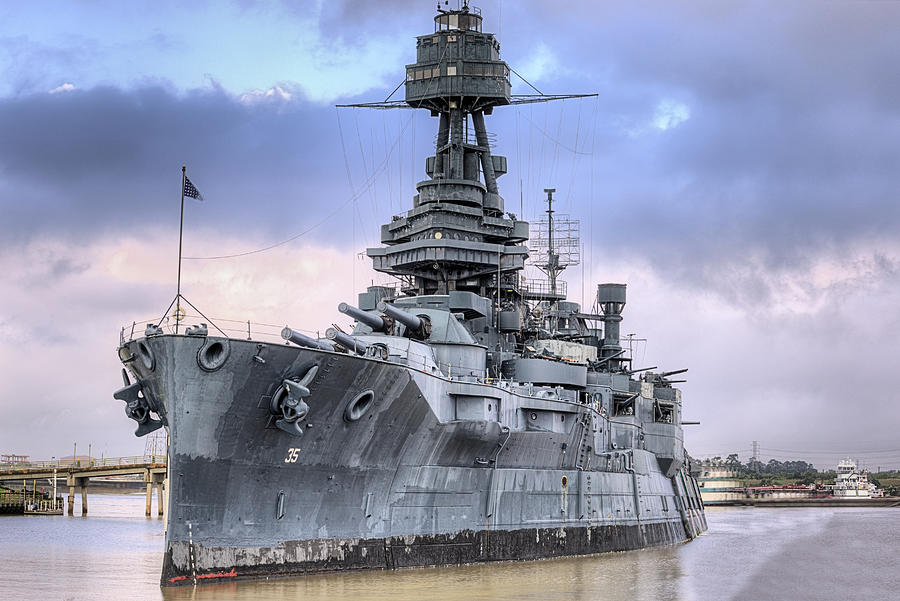 The Mighty Battleship Texas Photograph By Jc Findley