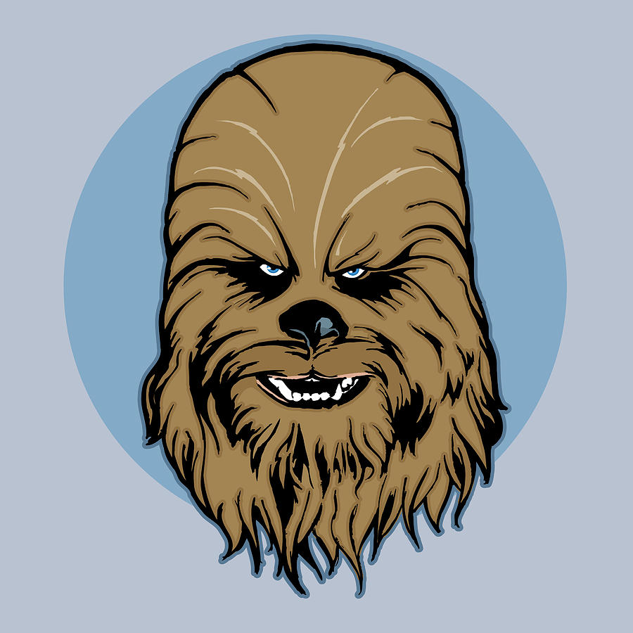 Star Wars Digital Art - The Mighty Chewbacca by Edward Draganski