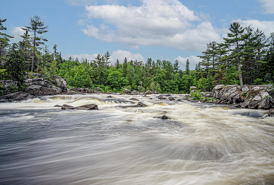 The Mighty Penobscot River in Maine Photograph by Gordon Ripley