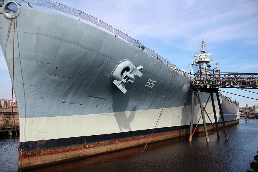 The Mighty USS North Carolina Photograph by Cynthia Guinn