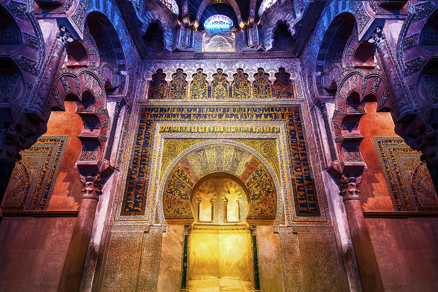 The Mihrab at the Mezquita Photograph by John Wright The Mihrab at the Mezquita Photograph by John Wright