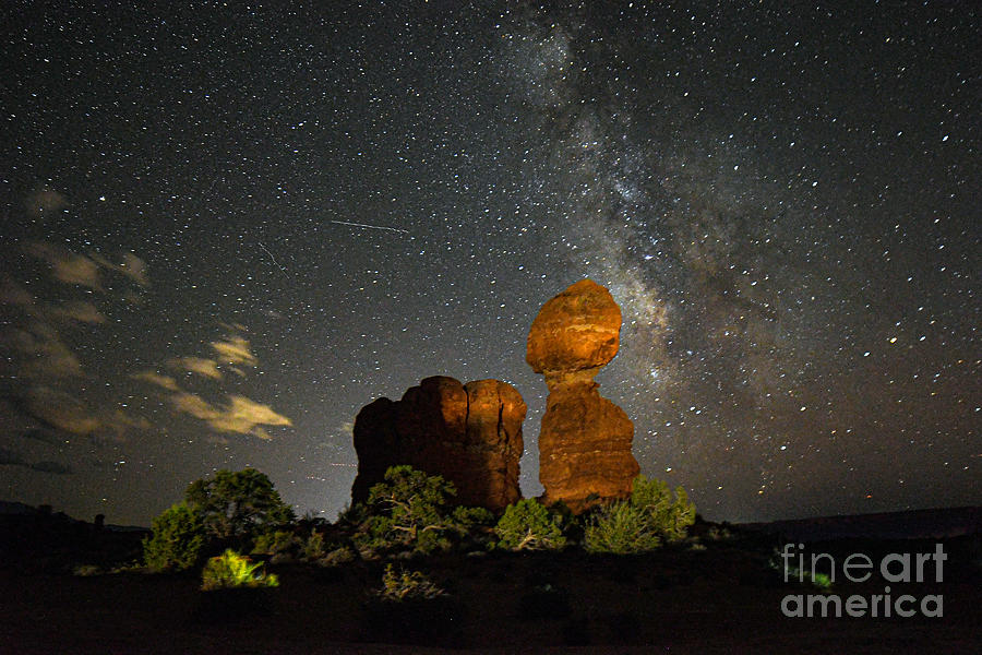 Arches National Park Photograph - The Milky Way at Balanced Rock by Broken Soldier