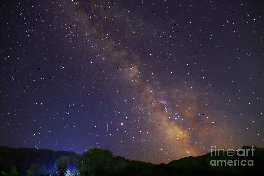 The Milky Way at Selce Photograph by Zlatko Ivanoski - Pixels