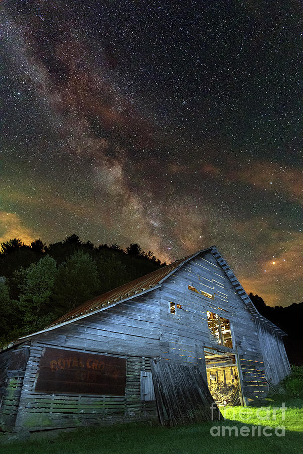 the Milky Way barn Photograph by JK York - Fine Art America