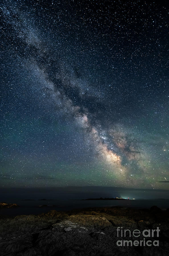The Milky Way from Ocean Point Photograph by Patrick Fennell