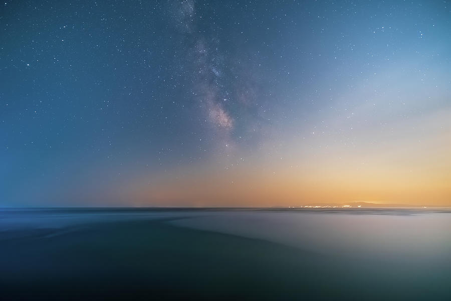 The Milky Way Rising Over The Sea Photograph by Alexios Ntounas