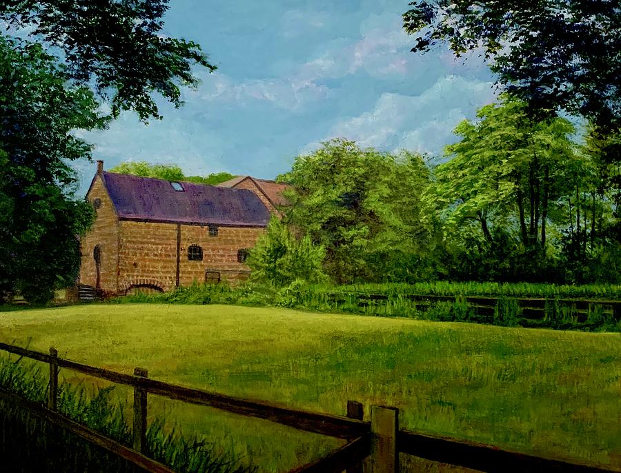 The Mill, Towcester Painting by Caroline Swan