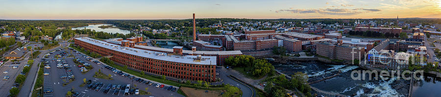The Mills on the Saco River  Photograph by David Bishop