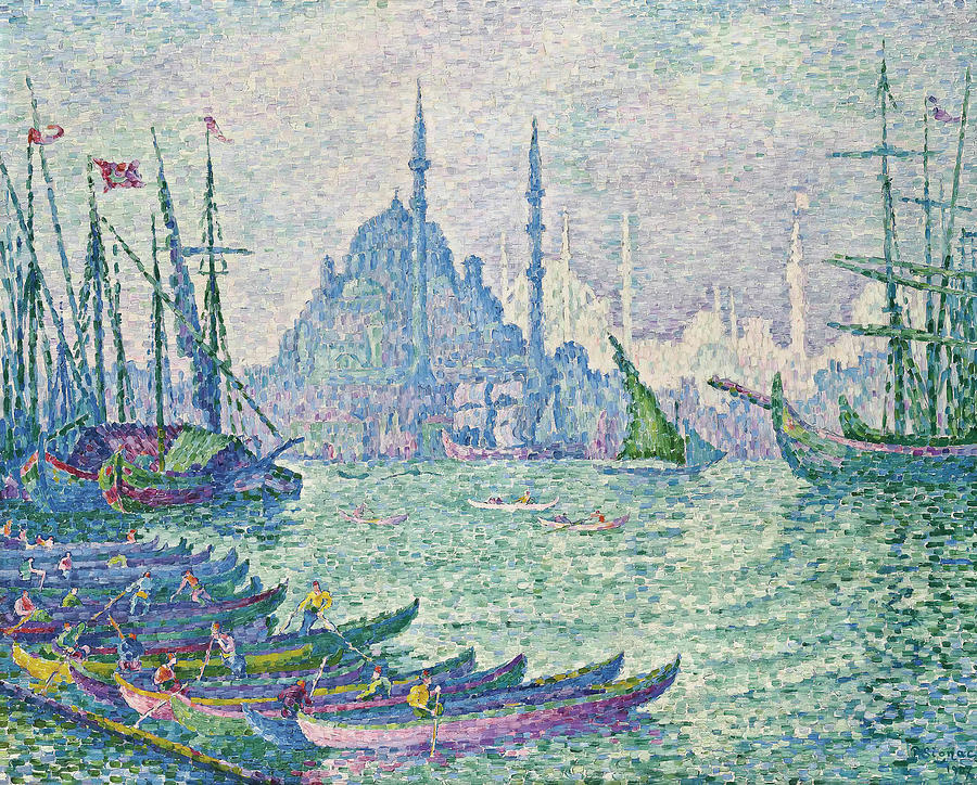 The Minarets By Paul Signac Painting