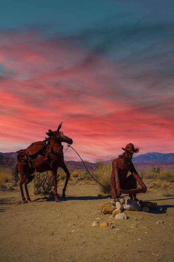 The Miner and the Mule Photograph by Lindsay Thomson