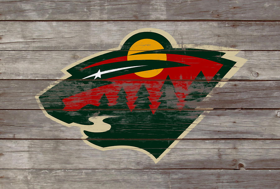The Minnesota Wild Mixed Media by Brian Reaves